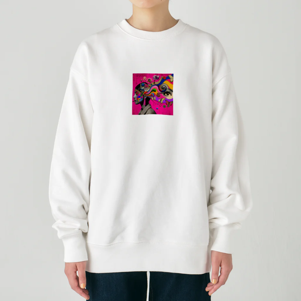 hirokikojimaの思考爆裂 Heavyweight Crew Neck Sweatshirt