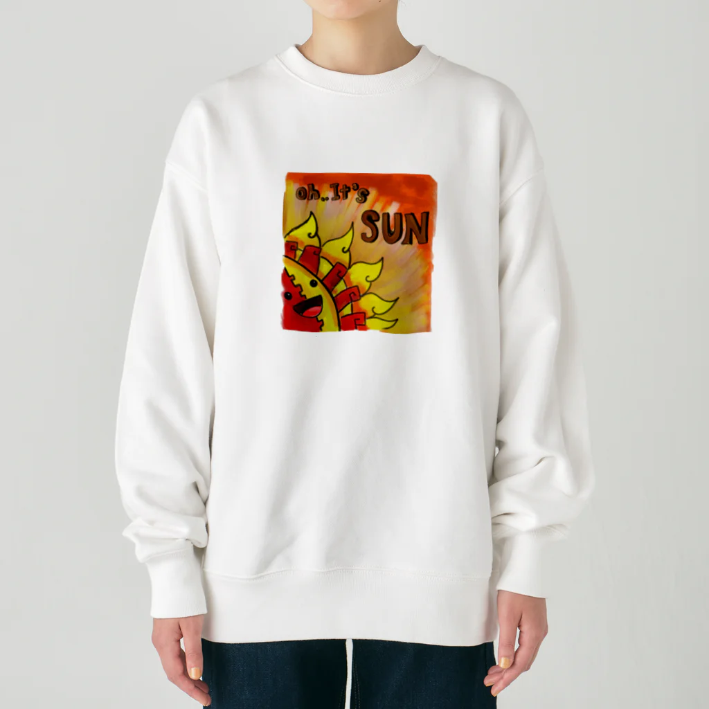 patroom(柄)のザッサン(太陽くん) Heavyweight Crew Neck Sweatshirt