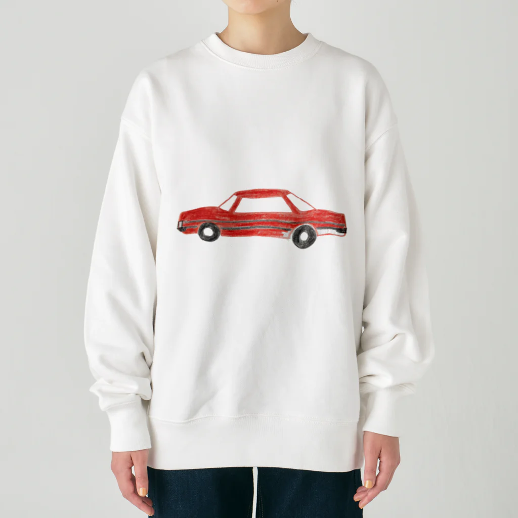 yumitのあかいくるま Heavyweight Crew Neck Sweatshirt