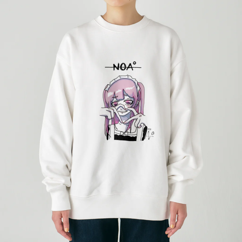 乃atoの可愛いメイドの服 Heavyweight Crew Neck Sweatshirt