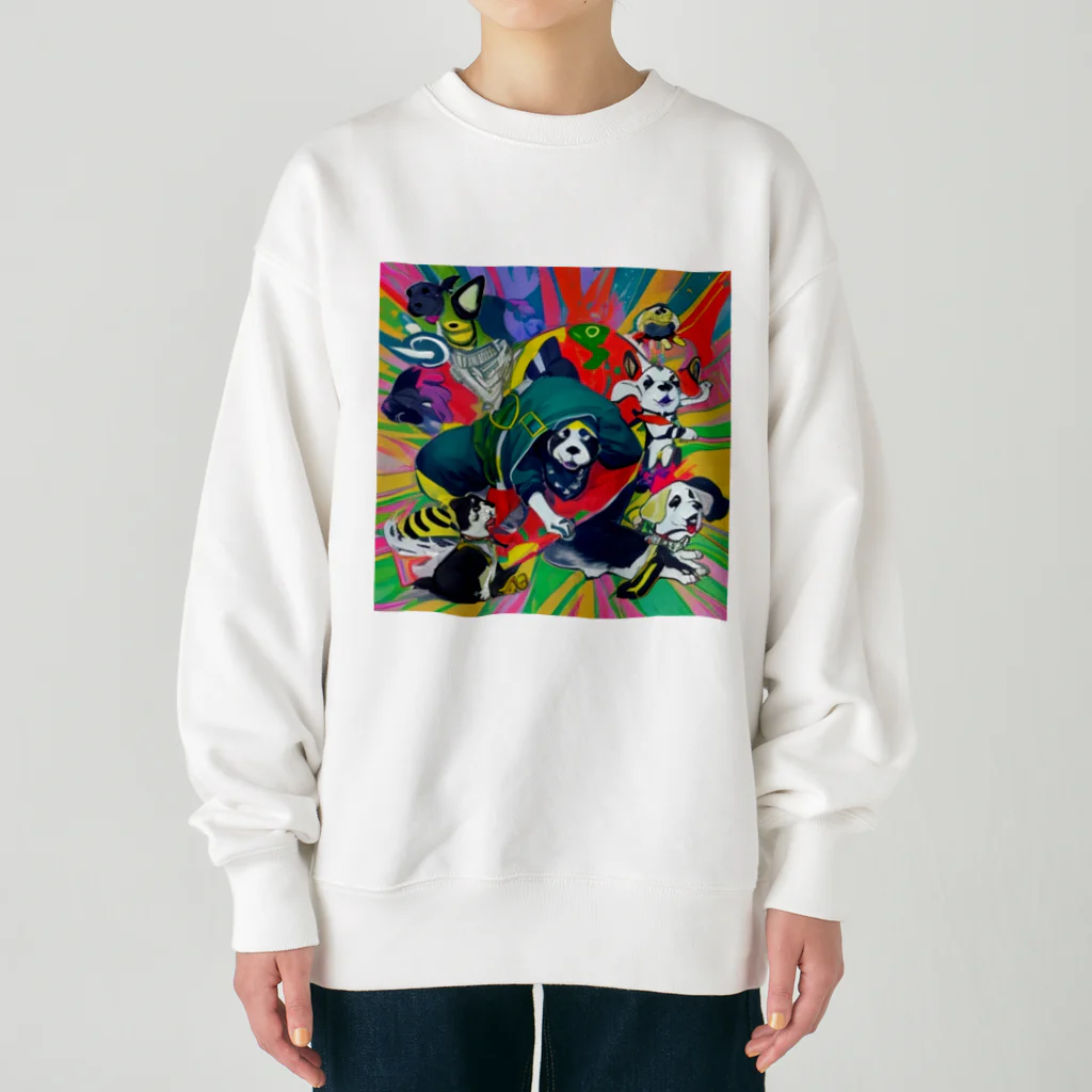 FoL_andのdogまん Heavyweight Crew Neck Sweatshirt