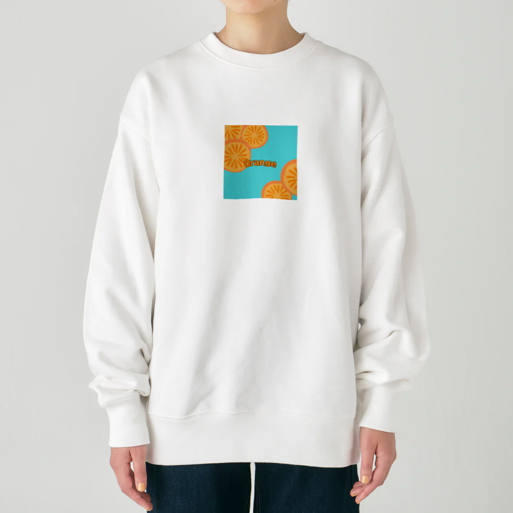 Apricot_taruのOrange🍊 Heavyweight Crew Neck Sweatshirt