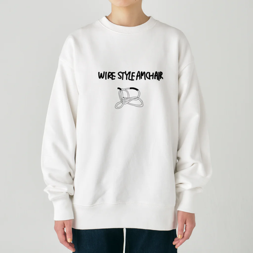 みうらあかね ｜MIURA AKANEのWIRE  CHAIR Heavyweight Crew Neck Sweatshirt