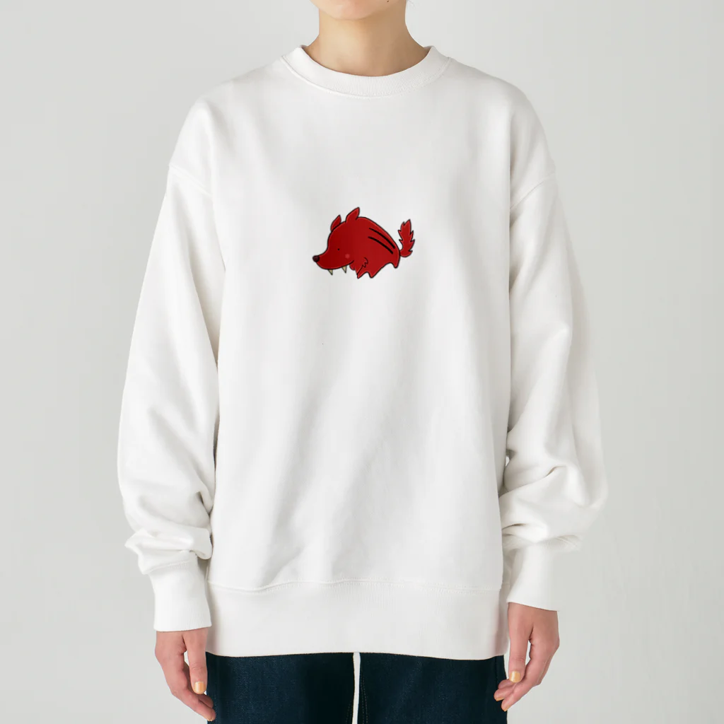 もふもふ堂のジェヴォーダンの獣 Heavyweight Crew Neck Sweatshirt