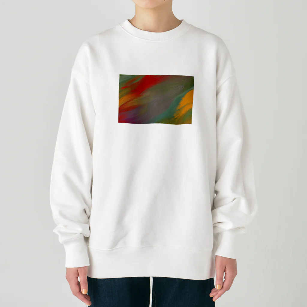 納豆ごはんの色のダンス Heavyweight Crew Neck Sweatshirt