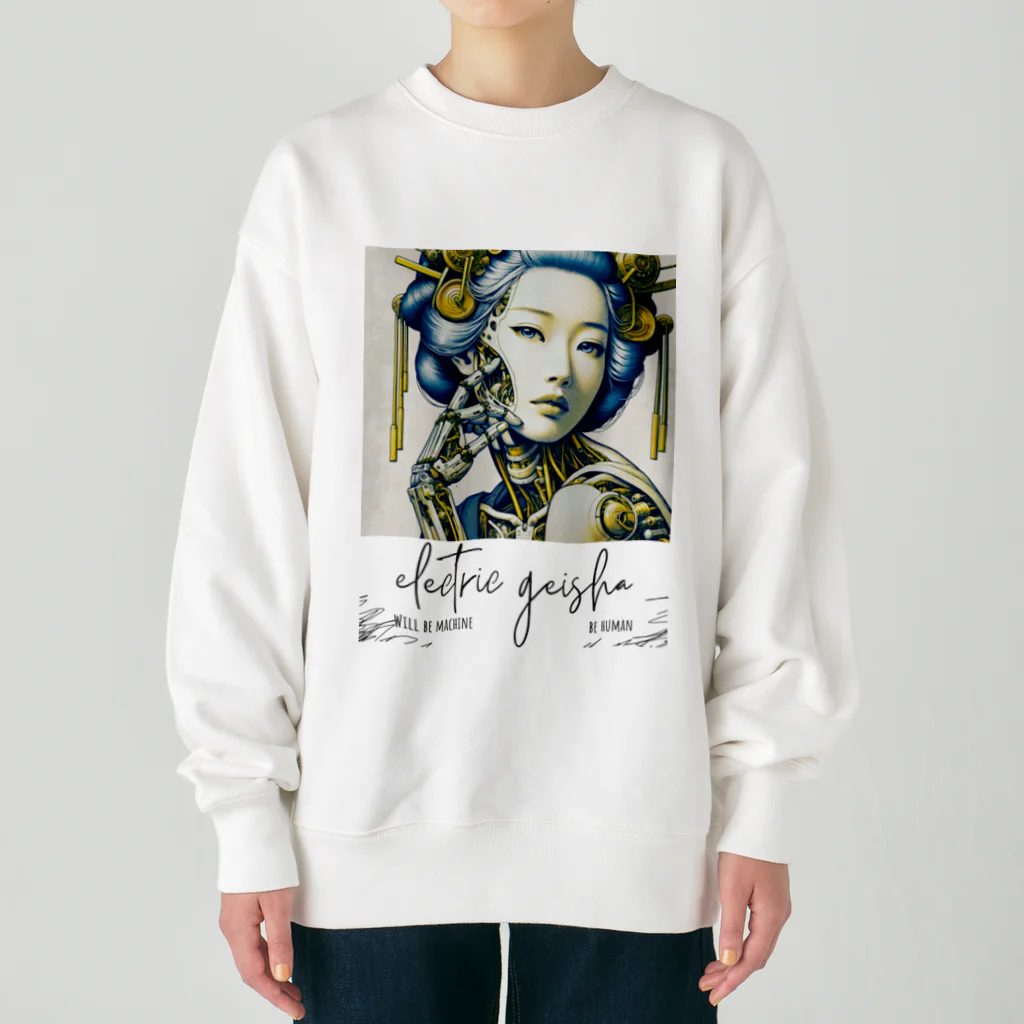 Cyber-punk-geishaのCyber Punk Geisha Heavyweight Crew Neck Sweatshirt