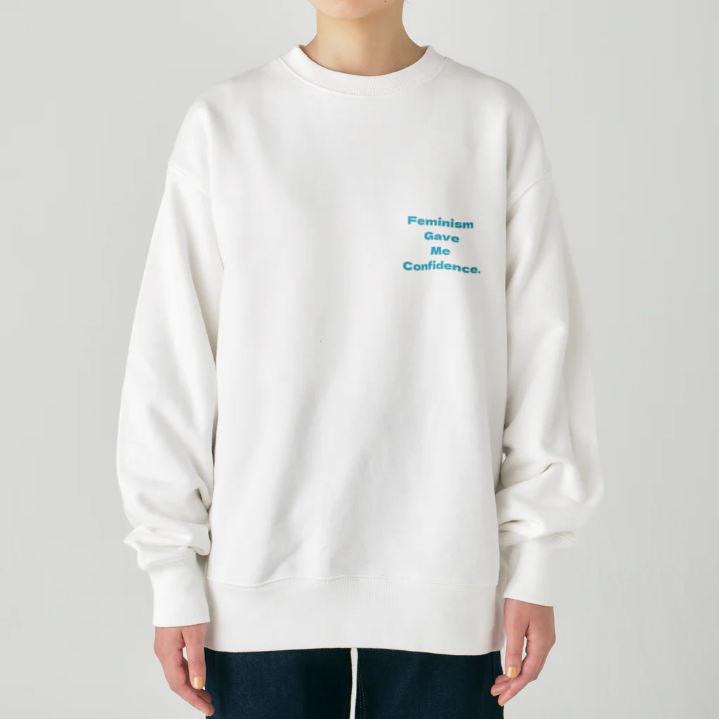 yurufemのFeminism gave me confidence Heavyweight Crew Neck Sweatshirt