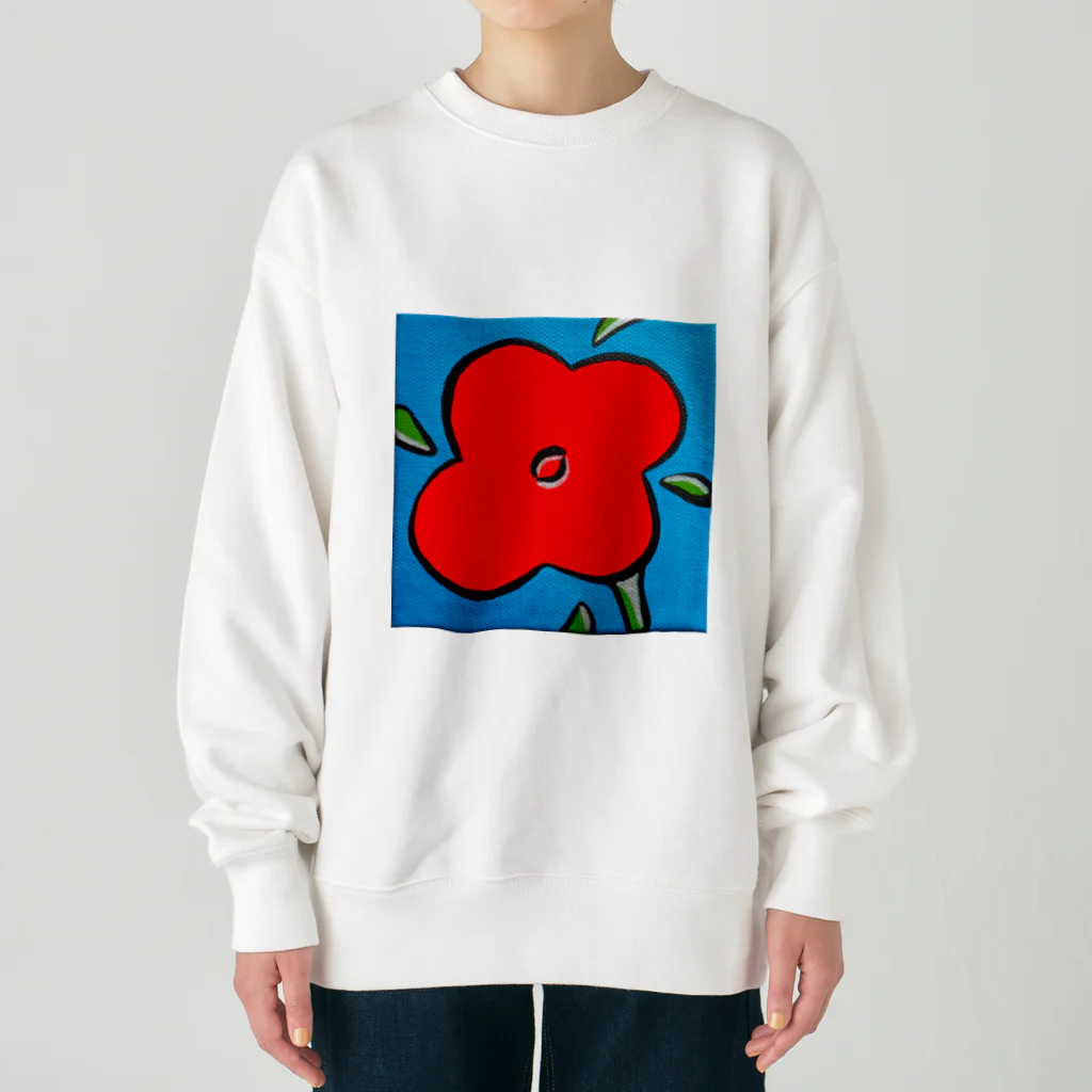 SAKI OTSUKAの花とバンソウコウ Heavyweight Crew Neck Sweatshirt