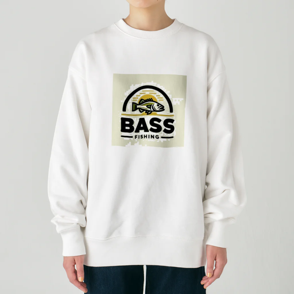 bassblocksのクラシカルバスロゴ Heavyweight Crew Neck Sweatshirt