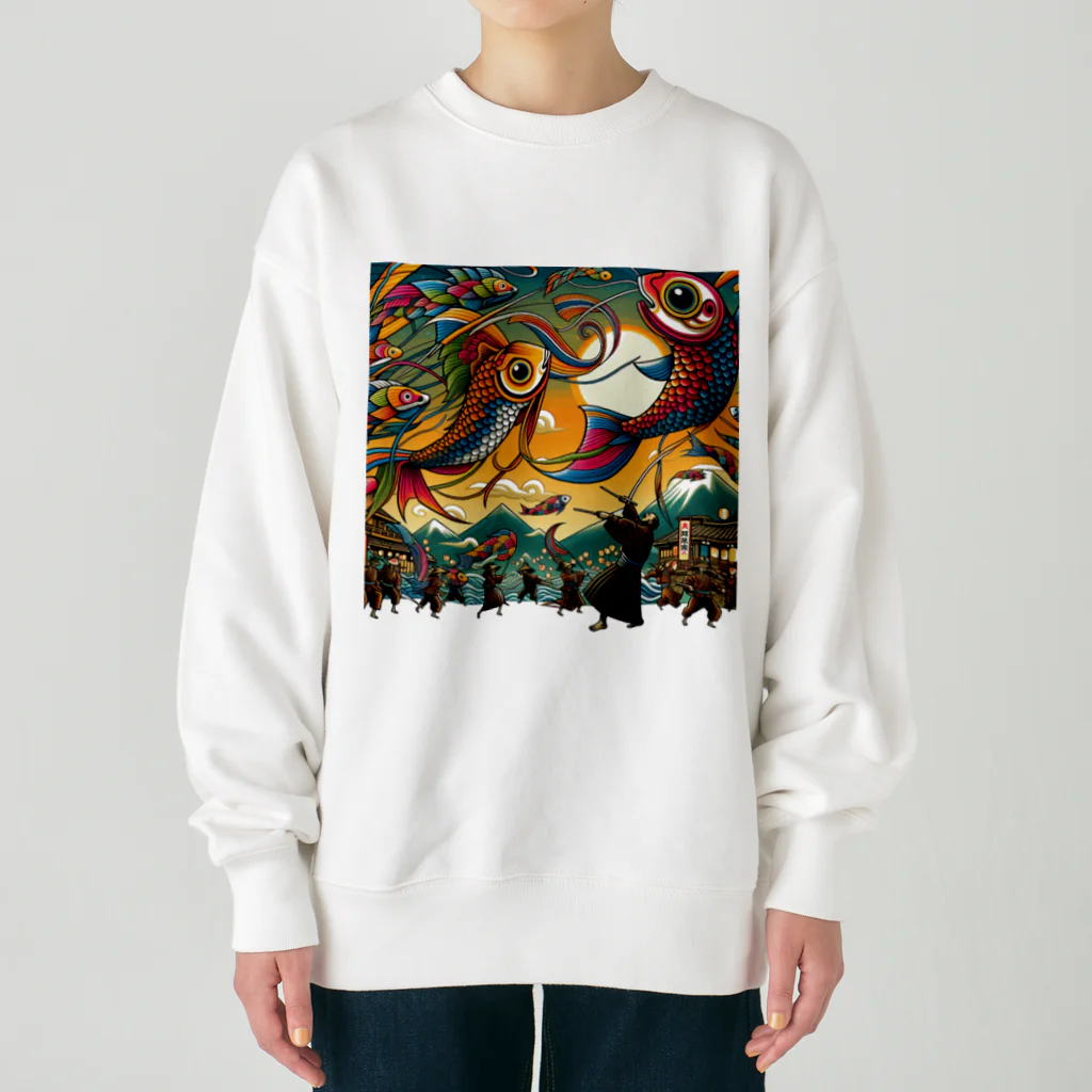 yos-1292583のカープさいしん Heavyweight Crew Neck Sweatshirt