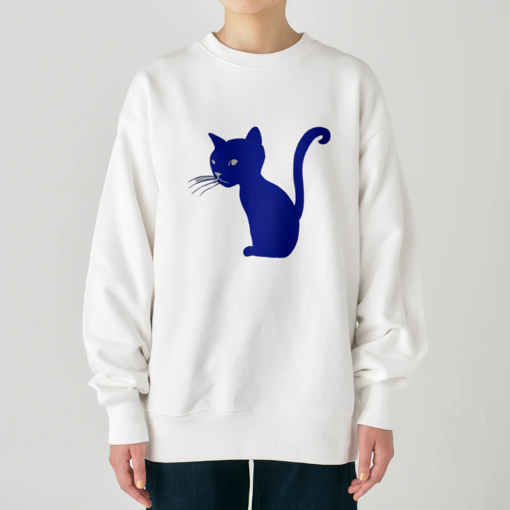 MEGROOVEのシルエットにゃん🐱 Heavyweight Crew Neck Sweatshirt