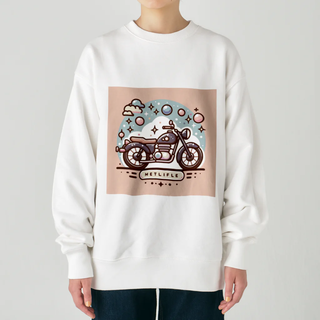 the blue seasonの夢のバブルライド Heavyweight Crew Neck Sweatshirt