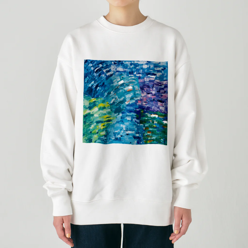 Akya_ArtworksのSeven seas Heavyweight Crew Neck Sweatshirt