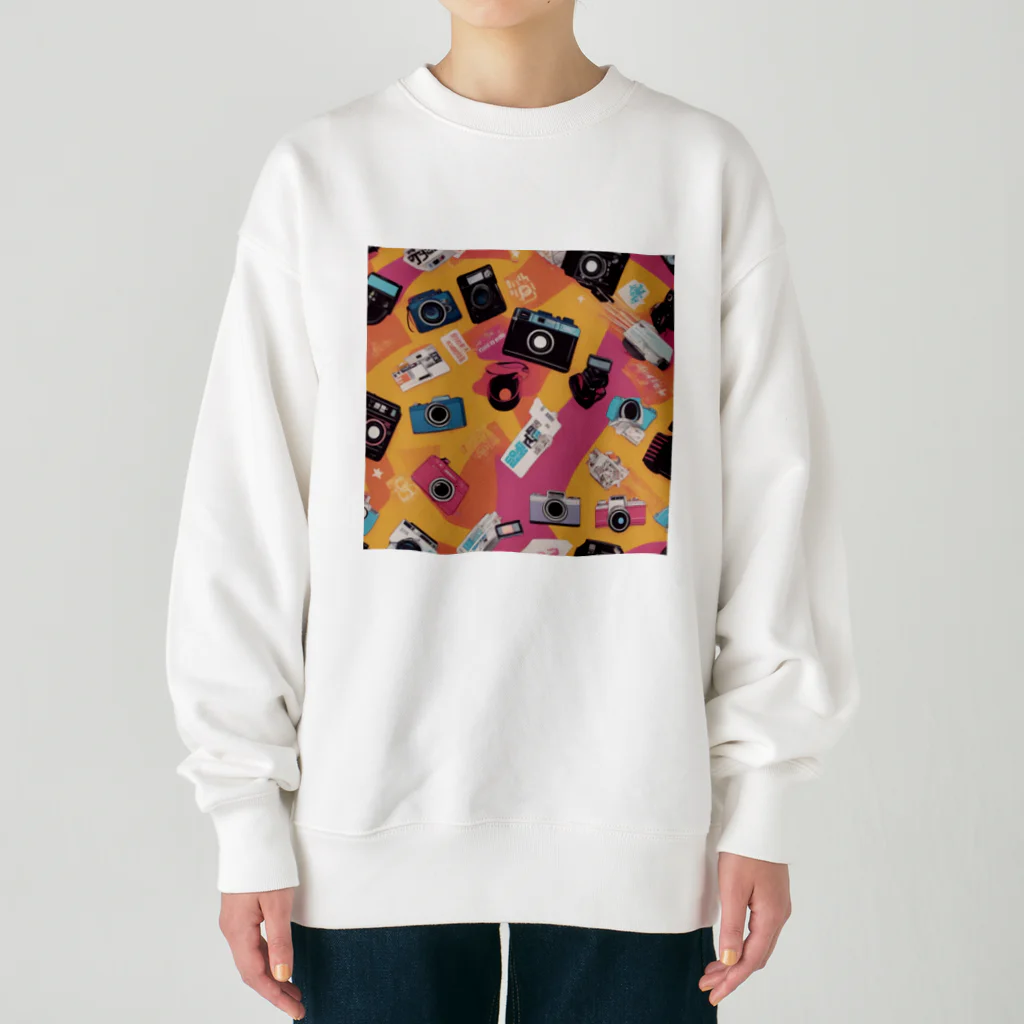 ビビッドストアの韓国スタイル✨ Heavyweight Crew Neck Sweatshirt