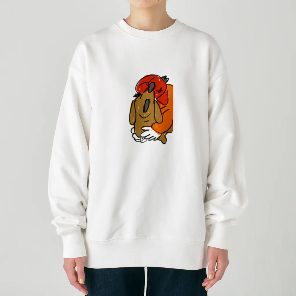 優しいお母さん（になりたい）のムーアくん Heavyweight Crew Neck Sweatshirt