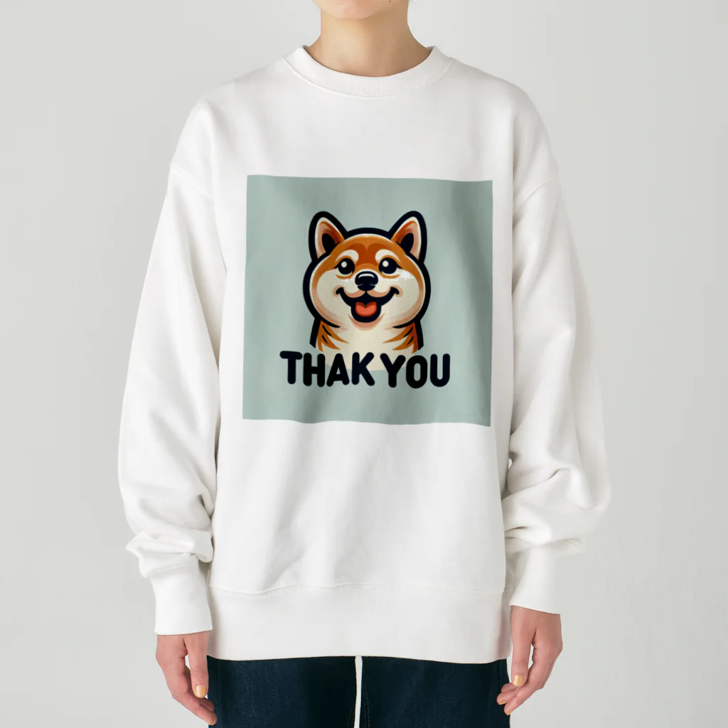 keikei5の魅力的な柴犬 Heavyweight Crew Neck Sweatshirt