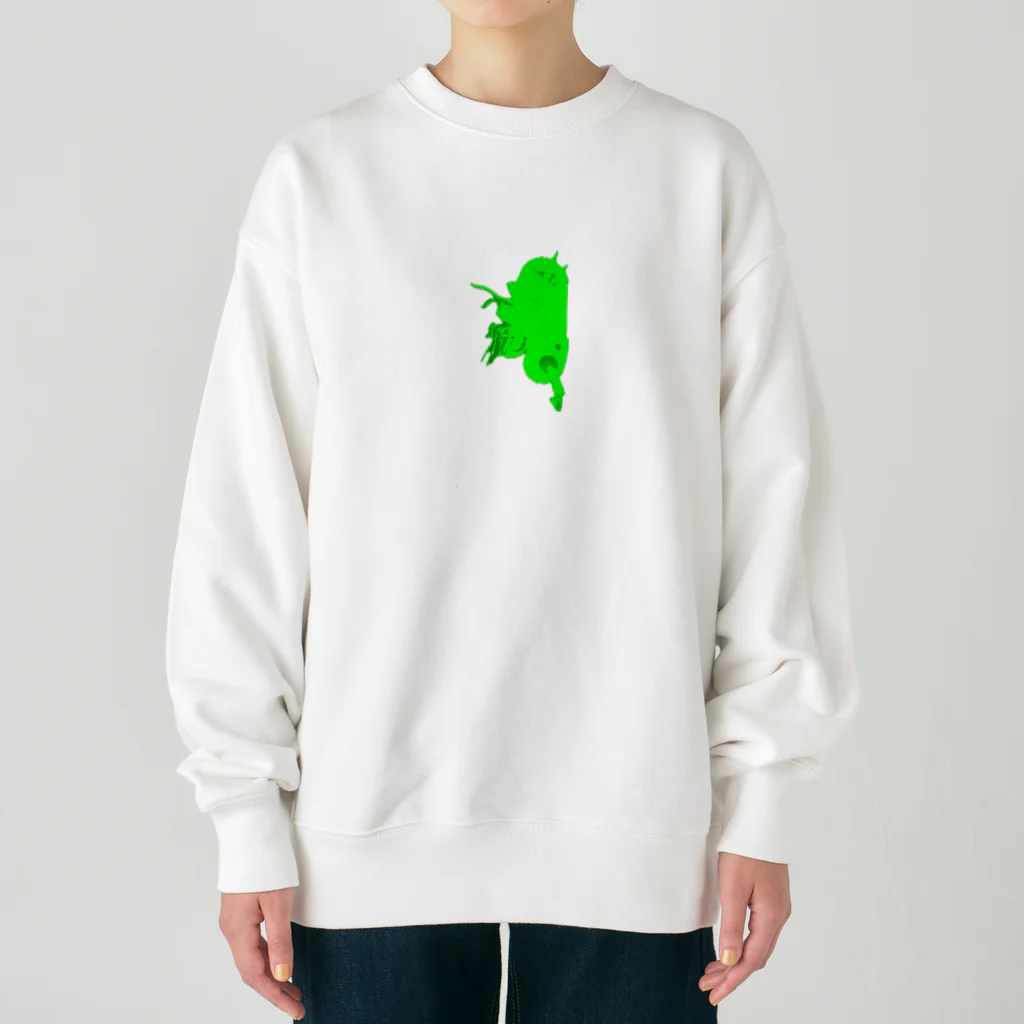 futagonoasobiのGreen butterfly Heavyweight Crew Neck Sweatshirt