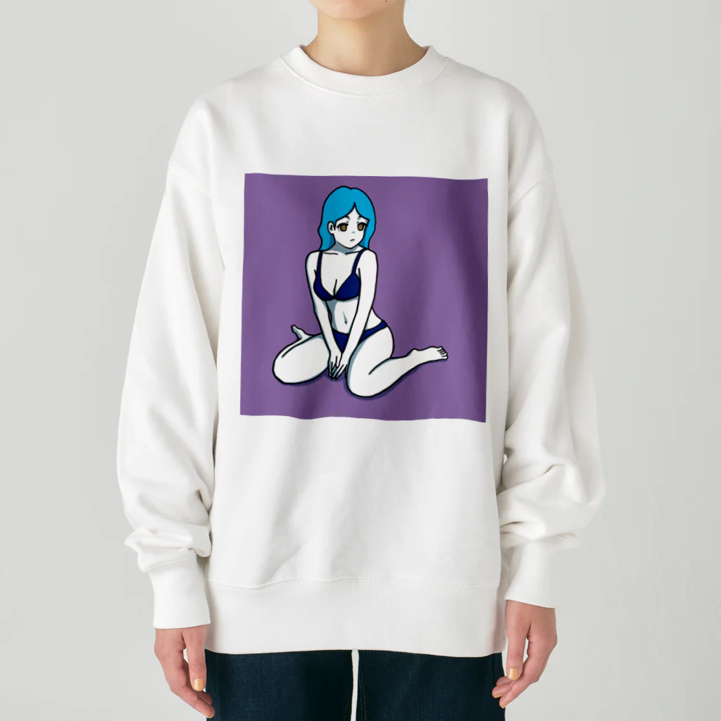 nineのBlue Girl Heavyweight Crew Neck Sweatshirt