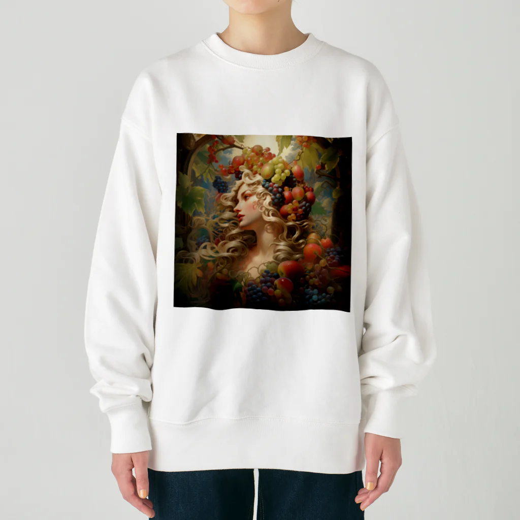 AQUAMETAVERSEの果実の女神　なでしこ1478 Heavyweight Crew Neck Sweatshirt