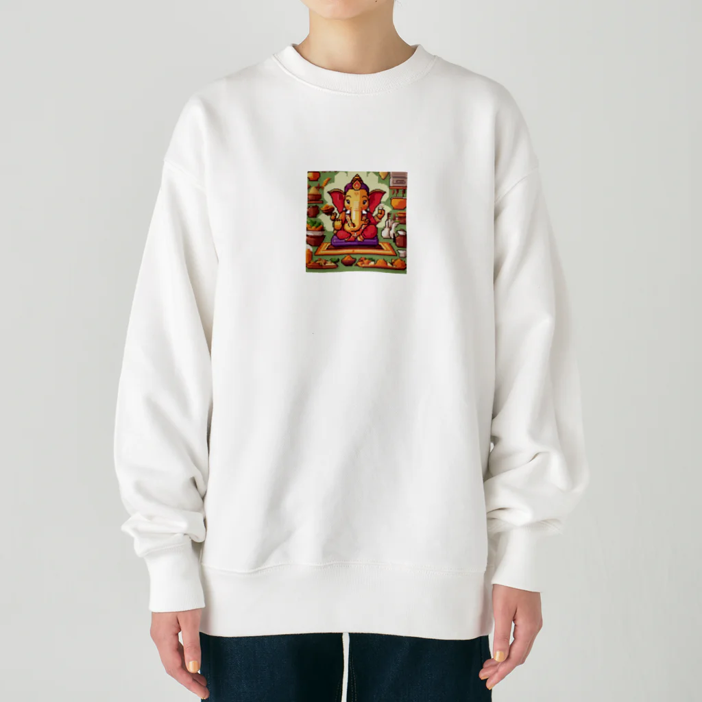 ganeshaの料理を楽しむガネーシャ Heavyweight Crew Neck Sweatshirt