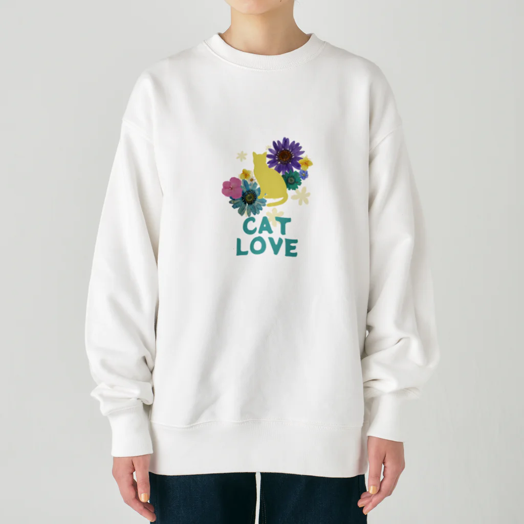 CAT LOVERSのCAT LOVE 猫愛❤️ Heavyweight Crew Neck Sweatshirt