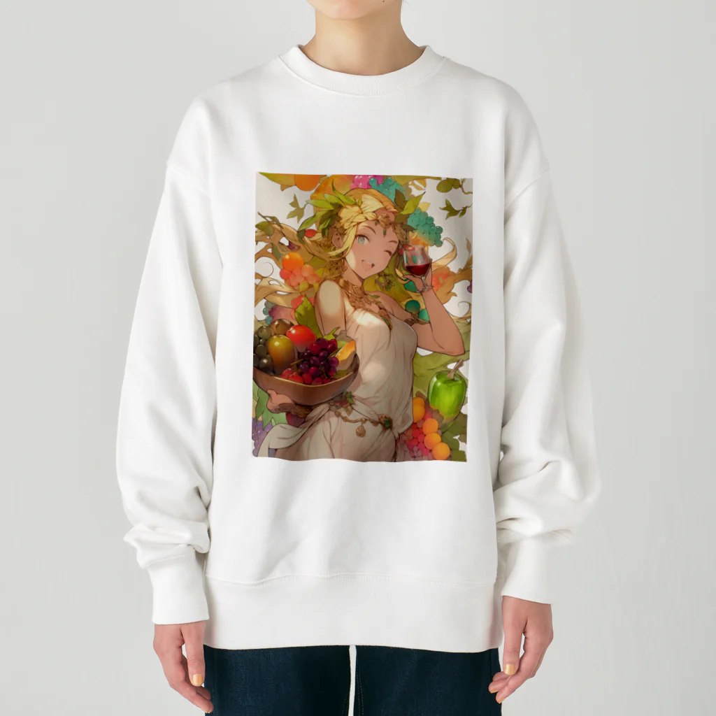 AQUAMETAVERSEの果実の少女　なでしこ1478 Heavyweight Crew Neck Sweatshirt