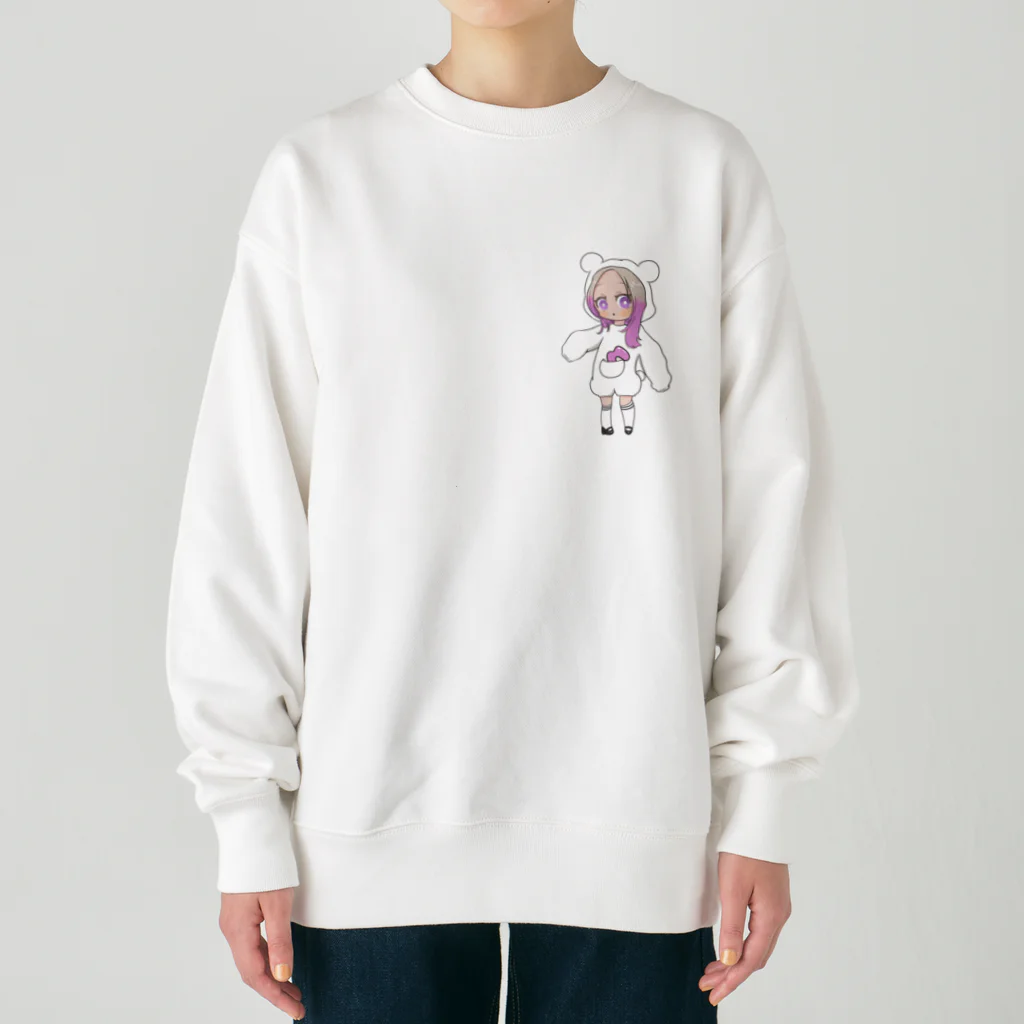 みさき🐰🍀⛄️のみさきのグッズ Heavyweight Crew Neck Sweatshirt