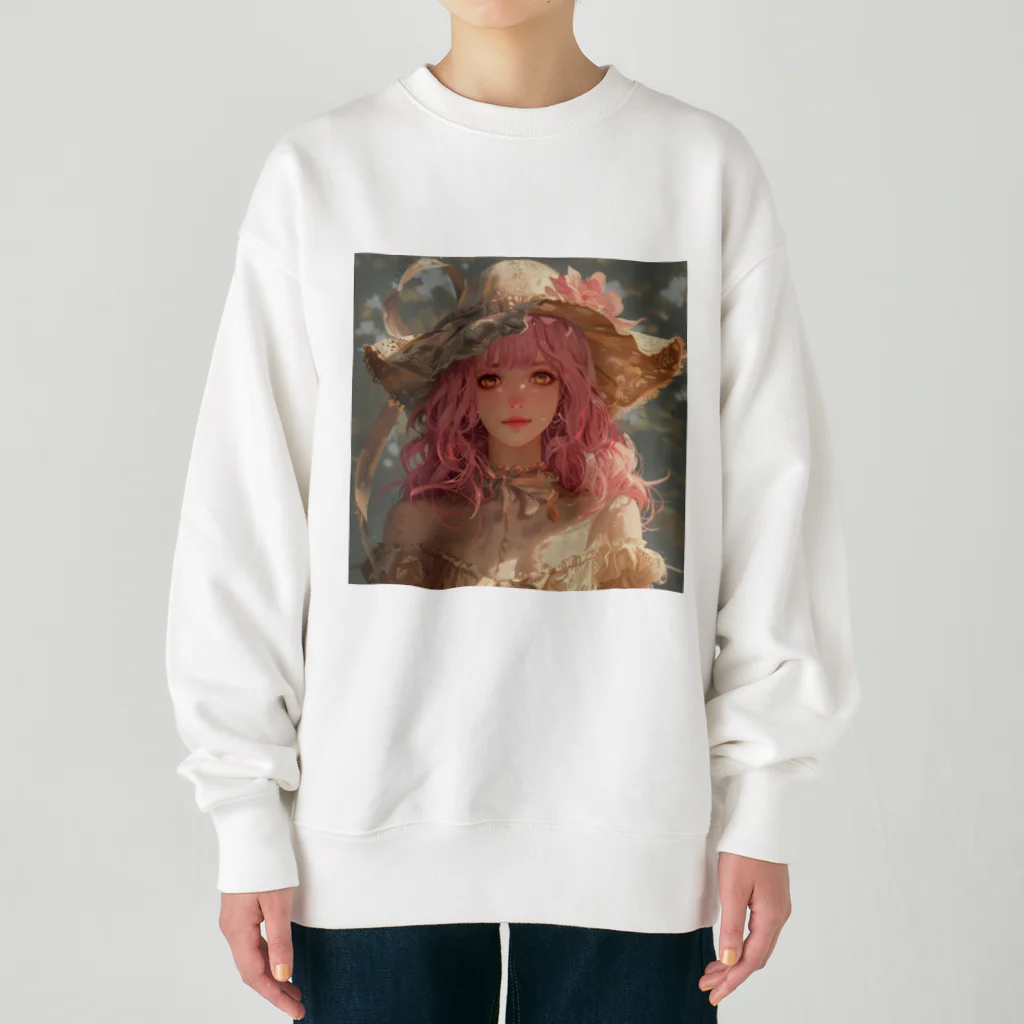 AQUAMETAVERSEのあなたをお守ります女性　なでしこ1478 Heavyweight Crew Neck Sweatshirt