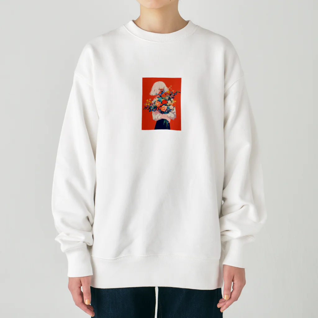 AQUAMETAVERSEの花束をあなたに　Hime  2530 Heavyweight Crew Neck Sweatshirt