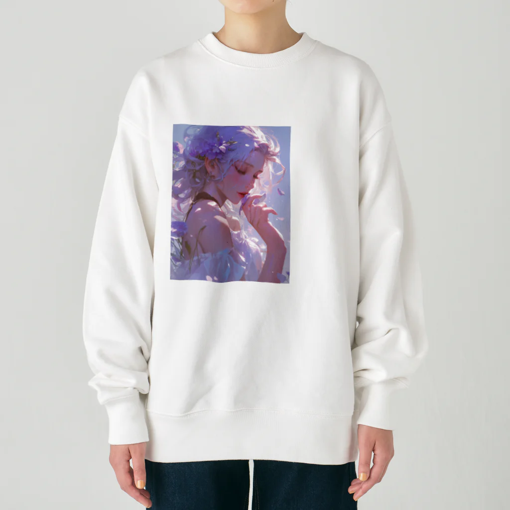 AQUAMETAVERSEの花の香りに囲まれて　ラフルール　1859 Heavyweight Crew Neck Sweatshirt