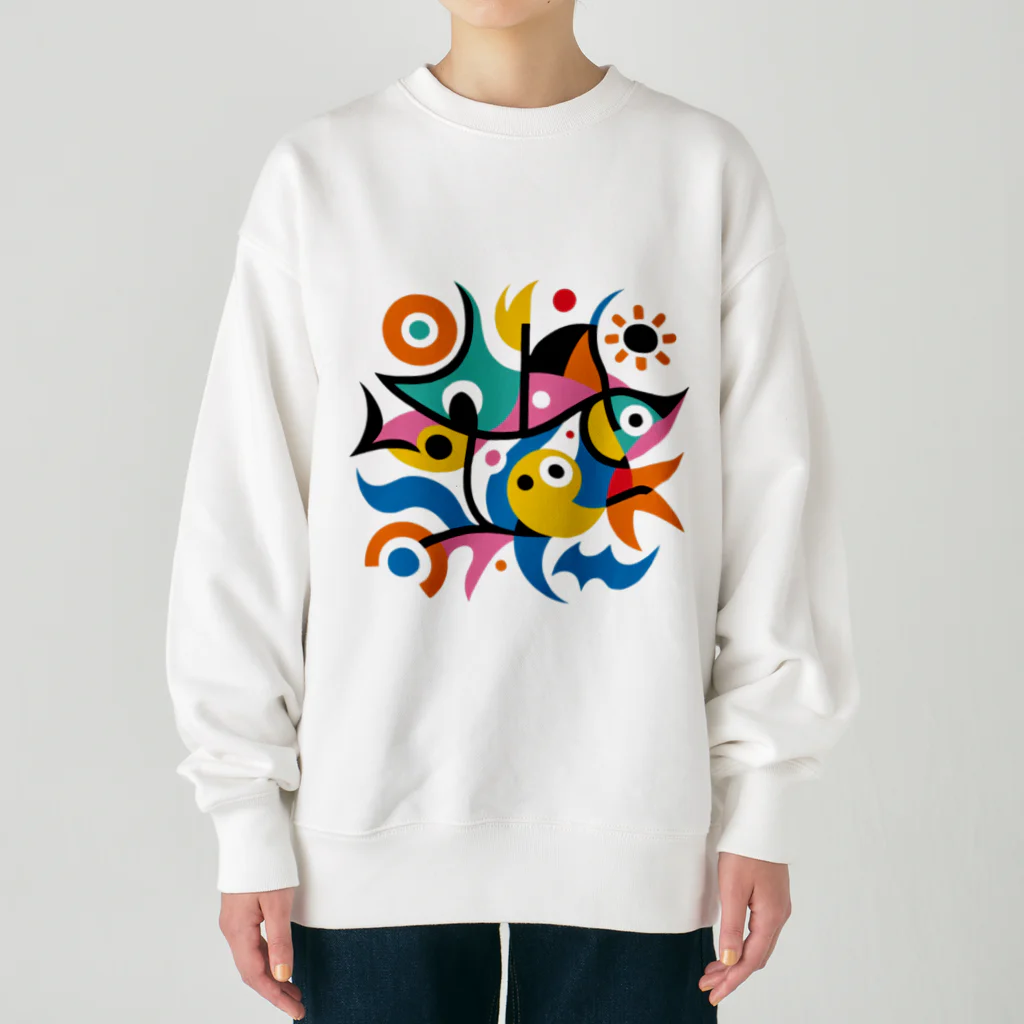 tohateの春 Heavyweight Crew Neck Sweatshirt