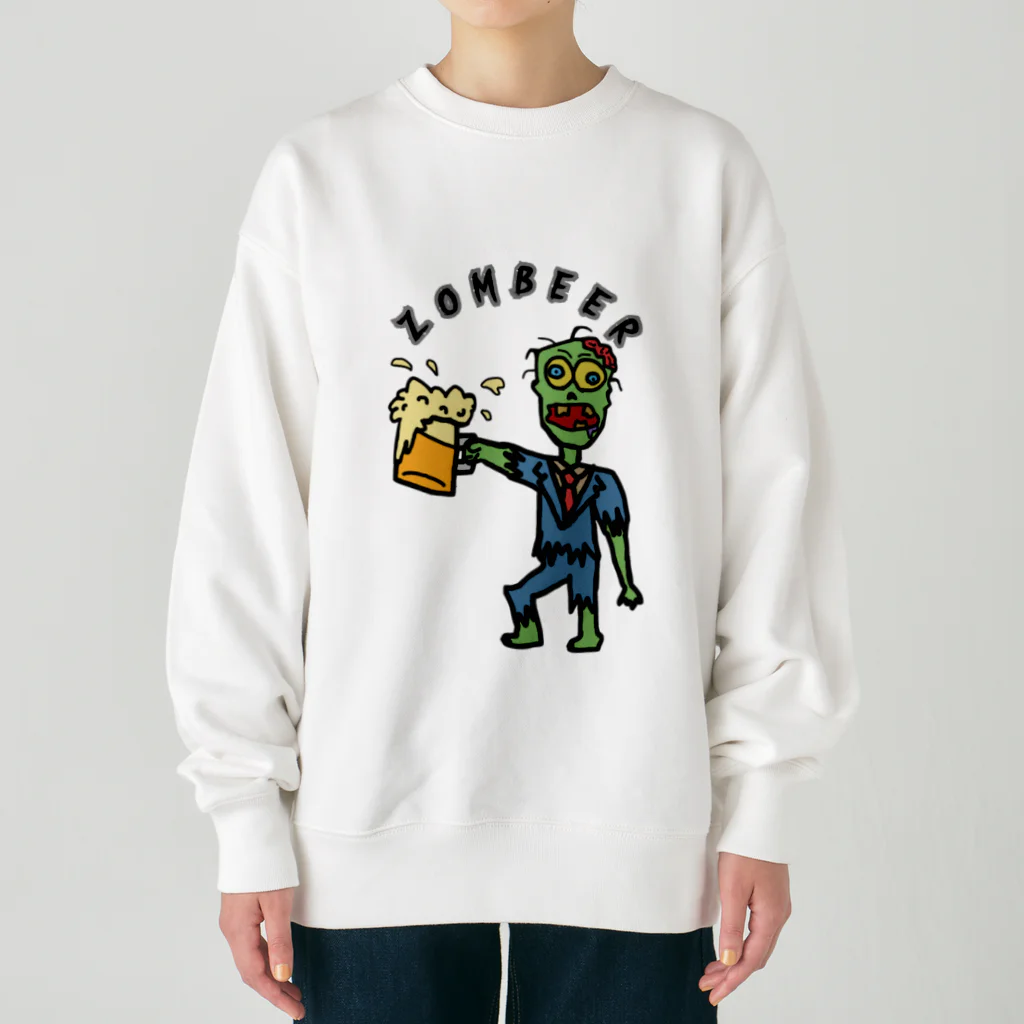 ムエックネのゾンビール Heavyweight Crew Neck Sweatshirt