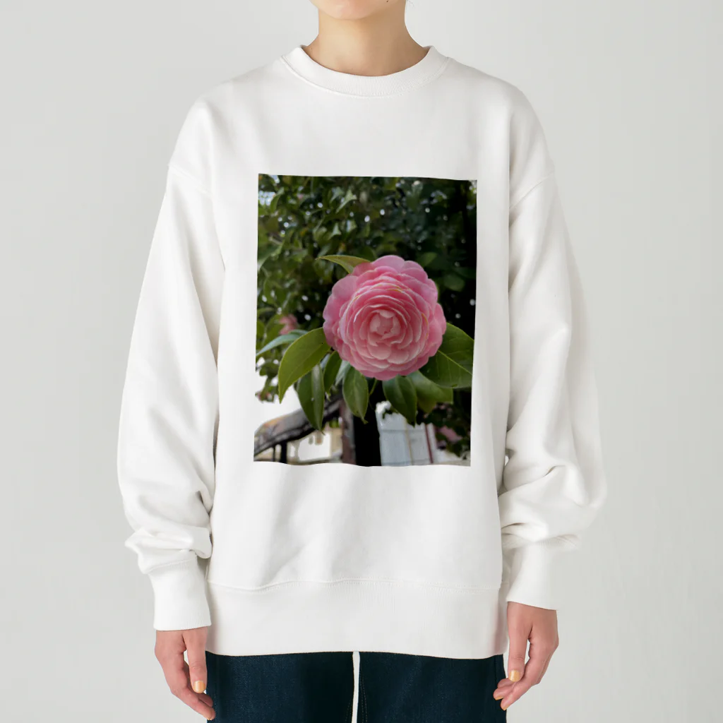 AQUAMETAVERSEの花ブローチ アメジスト2846 Heavyweight Crew Neck Sweatshirt