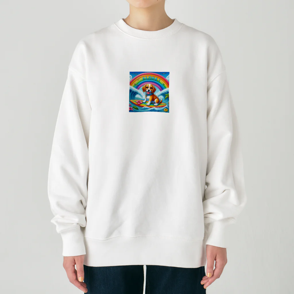 キューピットのアロハワンコ Heavyweight Crew Neck Sweatshirt