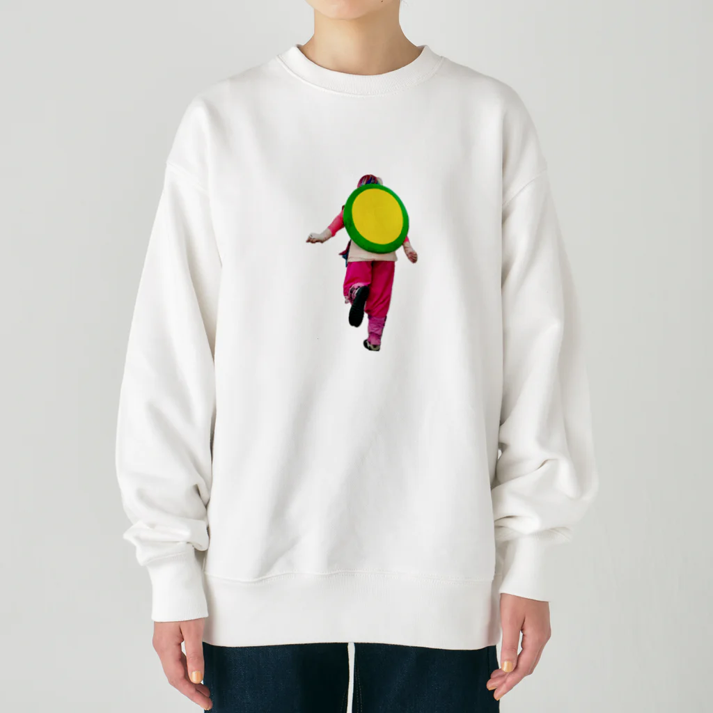 ともちピンクのカッパともち Heavyweight Crew Neck Sweatshirt