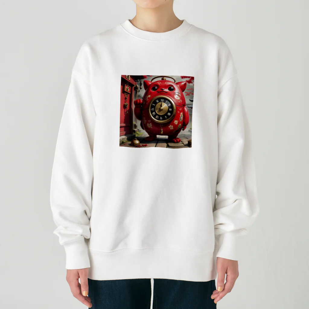 AI妖怪大図鑑のめざまし妖怪　ララさん Heavyweight Crew Neck Sweatshirt