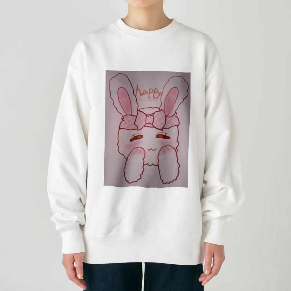 いちごみるくﾁｬﾝの調子いいうさみみちゃん✩ Heavyweight Crew Neck Sweatshirt