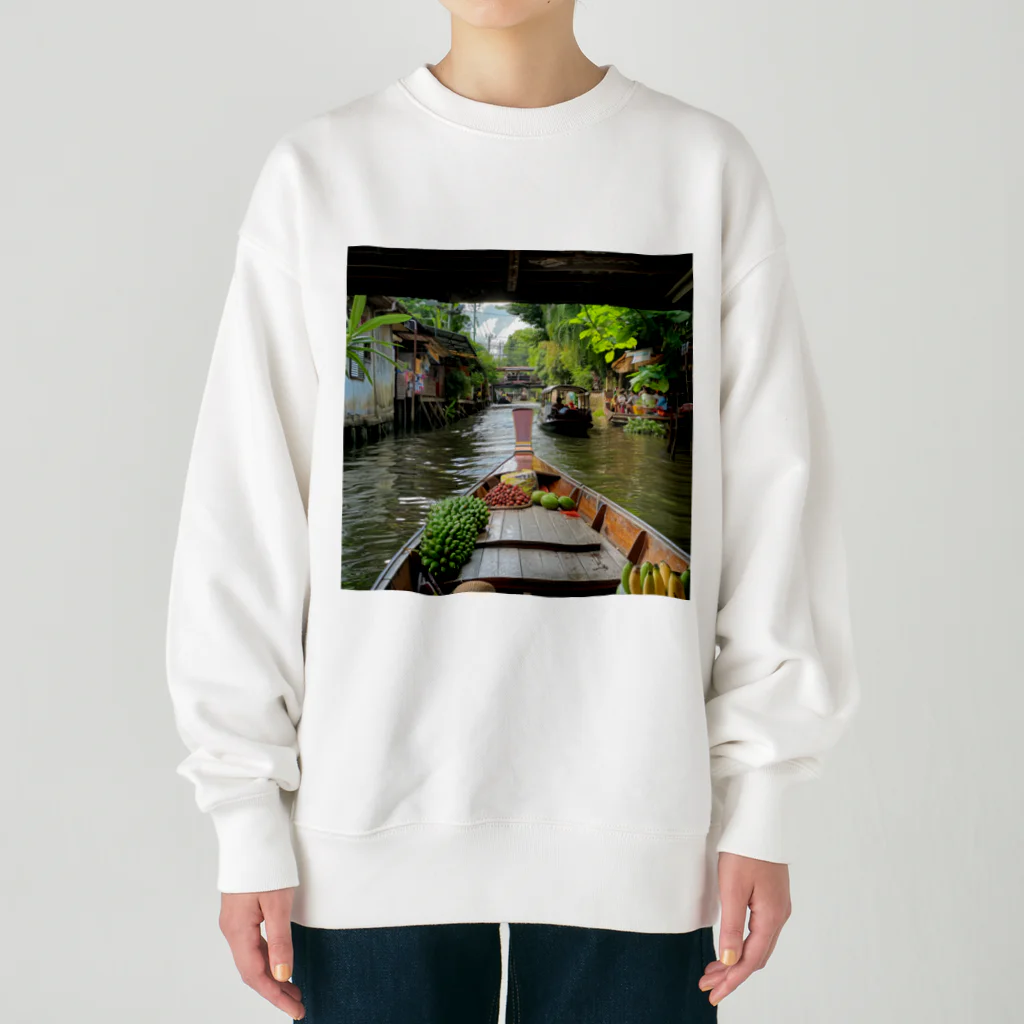 AQUAMETAVERSEの非日常のアジア旅　なでしこ1478 Heavyweight Crew Neck Sweatshirt