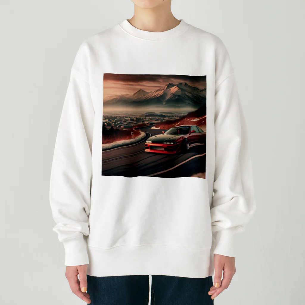 DRIFT CARSのドリフト　シルビア Heavyweight Crew Neck Sweatshirt