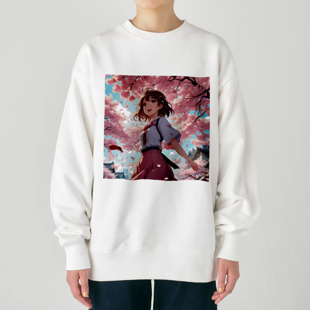 ここのよていの桜の季節 Heavyweight Crew Neck Sweatshirt