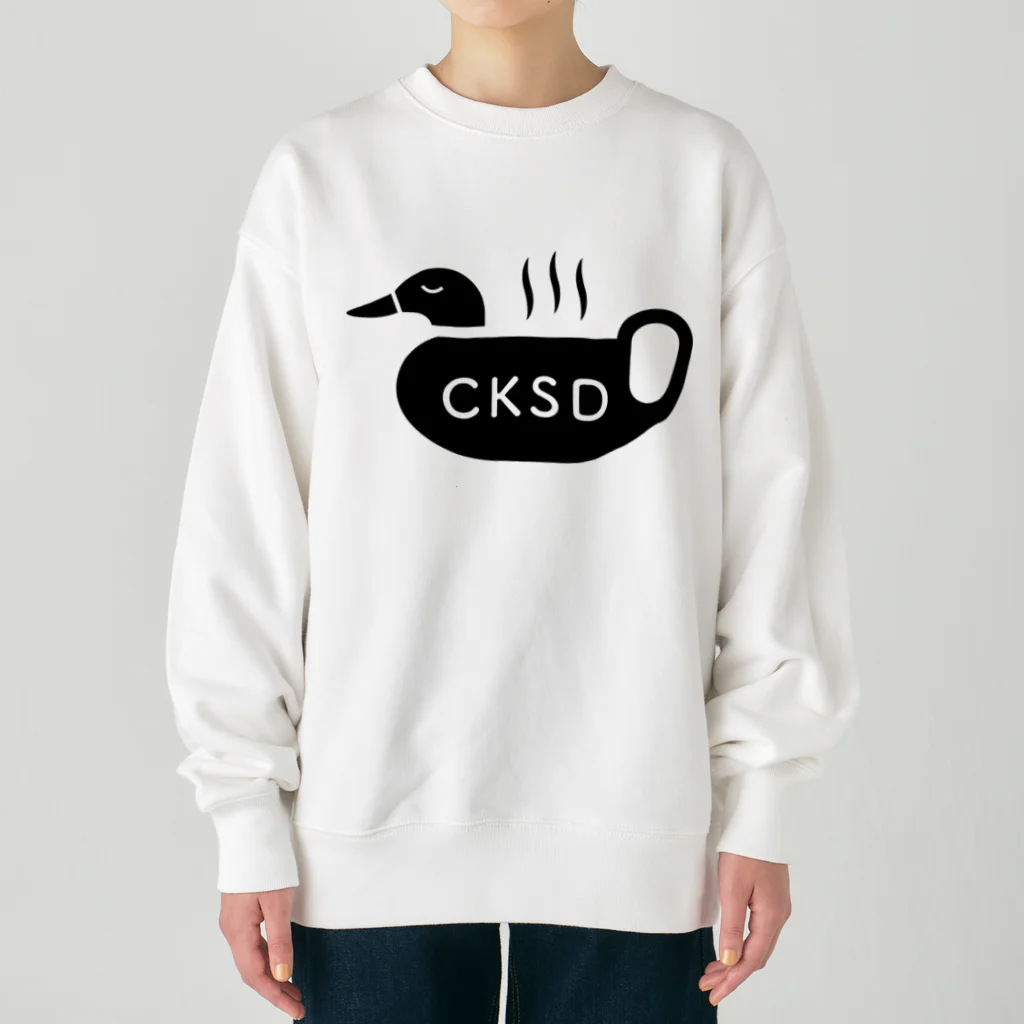 caféかも食堂のかも太郎くんgoods Heavyweight Crew Neck Sweatshirt