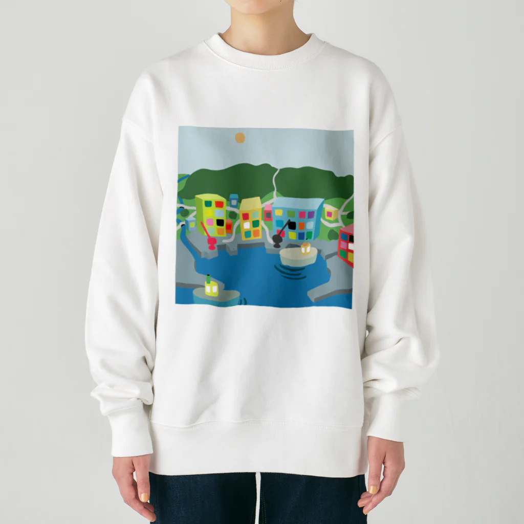 eugorameniwaの港 Heavyweight Crew Neck Sweatshirt