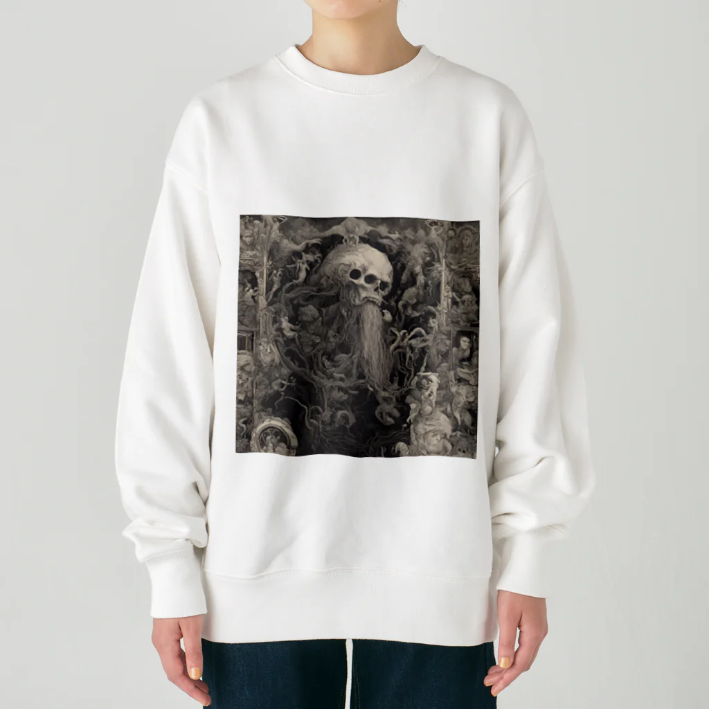 112357baの森の静けさ Heavyweight Crew Neck Sweatshirt