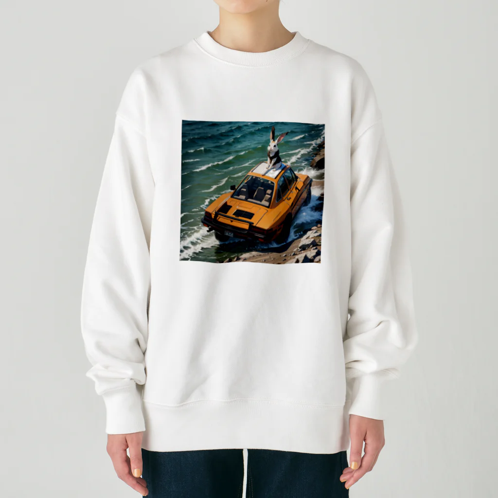 yoimonodeのうさぎくんの大冒険！2 Heavyweight Crew Neck Sweatshirt