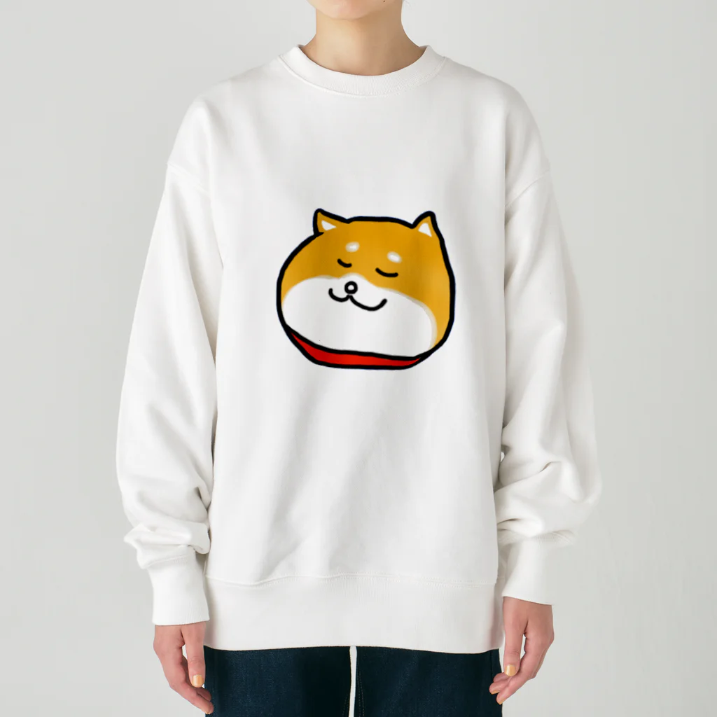 みーのまんぞく犬 Heavyweight Crew Neck Sweatshirt