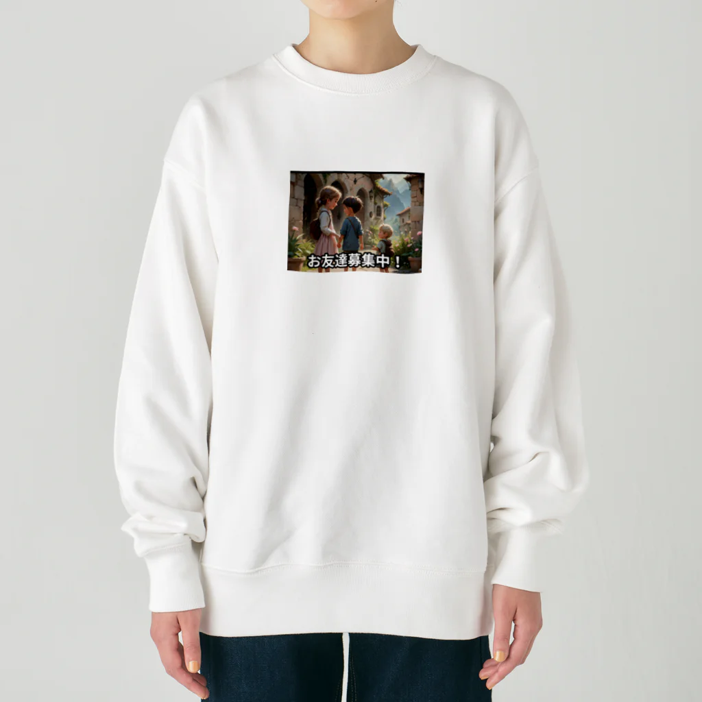 San☆Nikoの子ども　お友達募集 Heavyweight Crew Neck Sweatshirt