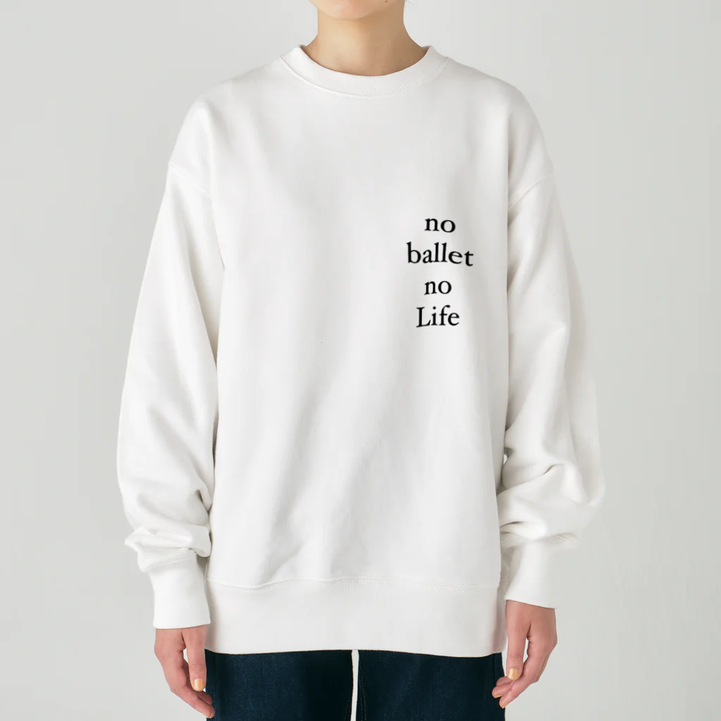 ballet_etのNoballetNoLife Heavyweight Crew Neck Sweatshirt