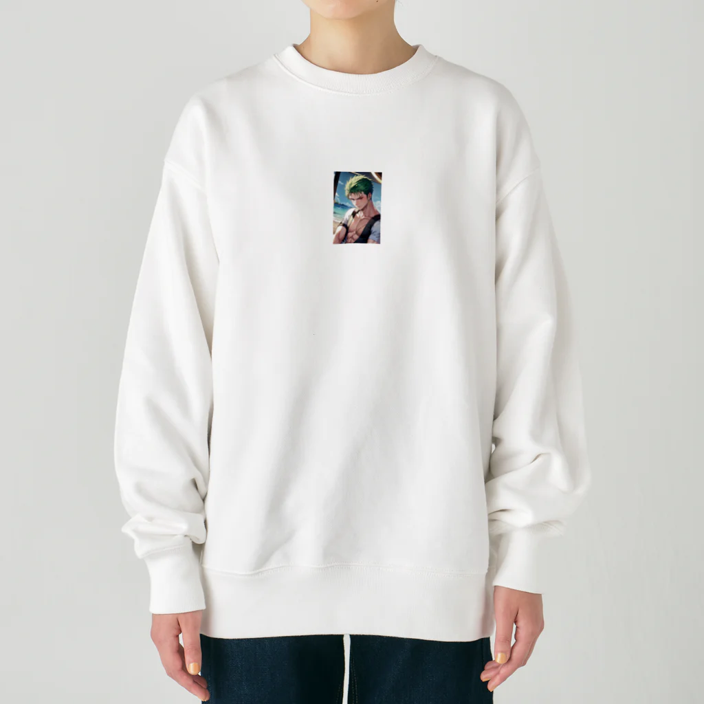 カカオのゾロ風 Heavyweight Crew Neck Sweatshirt