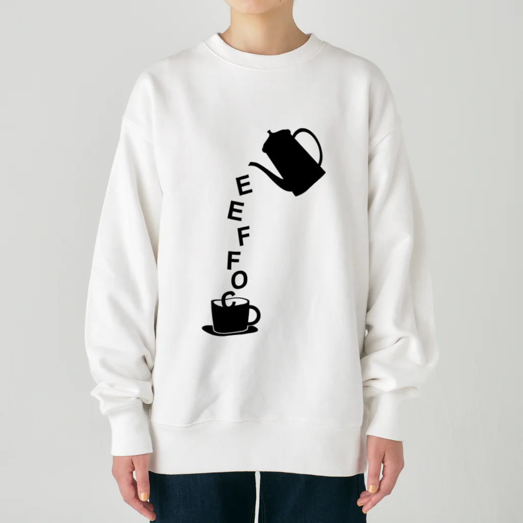 WAKAWAのcoffee words  Heavyweight Crew Neck Sweatshirt