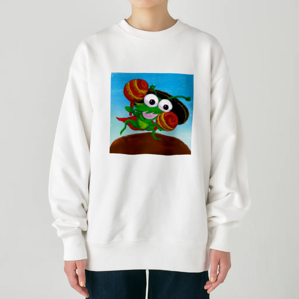 いぬいぬいのふんチョリーナ Heavyweight Crew Neck Sweatshirt